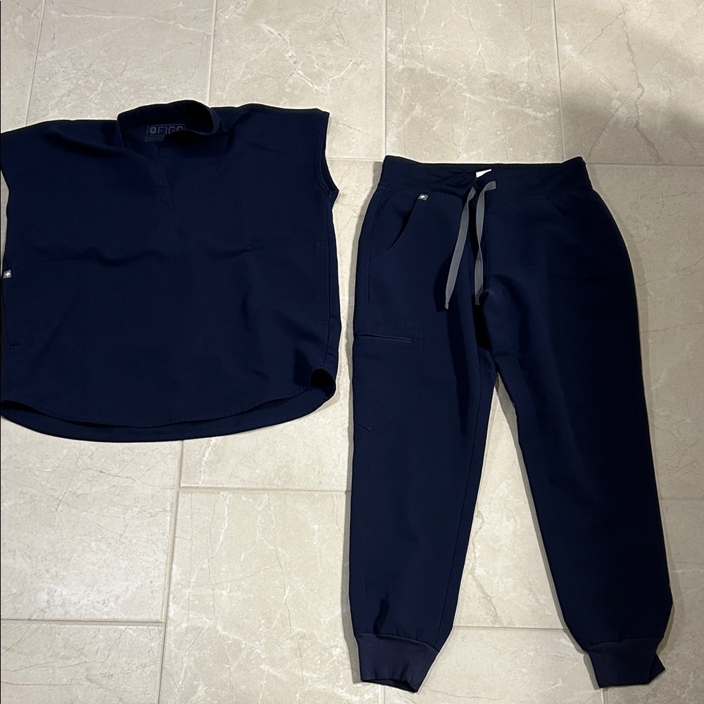 Figs navy Blue Women's scrubs